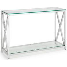 Glasses Console Tables Julian Bowen Miami Console Table 40x120cm