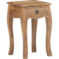 Madera Mesitas de noche vidaXL - Bedside Table 28x28cm