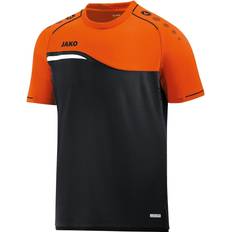 JAKO Competition 2.0 T-shirt Men - Black/Neon Orange