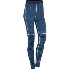 Bleu - Femme Pantalons Thermiques Kari Traa Smekker Baselayer Pants - Marin