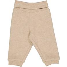 1-3M Fleecehosen Wheat Wool Fleece Trousers - Khaki Melange (6881e-786-3204)