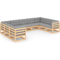 vidaXL 3077318 Loungesæt, borde inkl. 9 sofaer