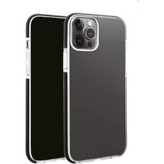 Vivanco Rock Solid Backcover per cellulare Apple iPhone 13 Pro Max Trasparente, Nero Carica induttiva, Anti urti