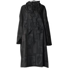 Sort poncho dametøj Rainkiss Rain Poncho Unisex - Back to Black Art Camo