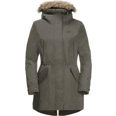 Wool Outerwear Jack Wolfskin Women's Wildwood Parka - Grape Leaf