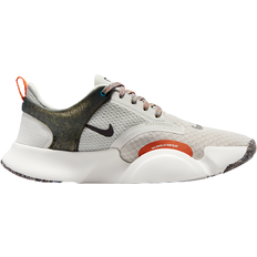 Beige - Homme Chaussures de Gymnastique et d'Entraînement Nike SuperRep Go 2 M - Light Bone/Summit White/Total Orange/Velvet Brown