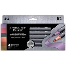 Spectrum Noir Markers Spectrum Noir Twin Tip Metallic Markers 6-pack