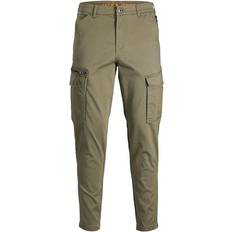 Jack & Jones Ace Dex Tapered Cargo Pants - Green/Dusty Olive