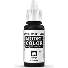 Nero Pitture Vallejo Model Color Gloss Black 17ml