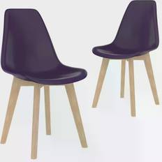 vidaXL - Kitchen Chair 83cm 2pcs