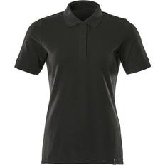 Mascot Women's Crossover Polo Shirt - Deep Black