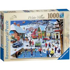 Jigsaw Puzzles Ravensburger Leisure Days No 3 Winter Village 1000 Pieces