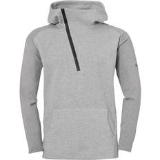 Uhlsport Essential Pro Zip Hoodie - Dark Grey Mélange