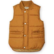 Organic/Recycled Materials Padded Vests Liewood Allison Vest - Golden Caramel