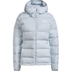 Adidas Helionic Down Hooded Jacket - Halo Blue