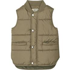 Organic/Recycled Materials Padded Vests Liewood Allison Vest - Khaki