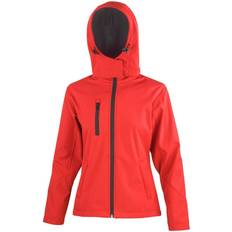 Result Women's TX Performance Hooded Softshell Jacket - Red/Black