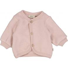 Wheat Wool Fleece Cardigan - Rose Powder (6422E-786-2487)