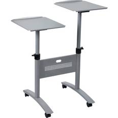 Sølv Hængemappevogne Nobo multimedie Projection Trolley Twin Platform