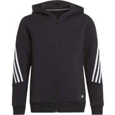 adidas Boy's Future Icons 3-stripes Full Zip Hoodie - Black/White (GT9434)