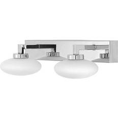 Vidrio Apliques de pared LEDVANCE Smart+ wall Orbis Elypse IP44 TW Chrome 1000Lum Aplique de pared