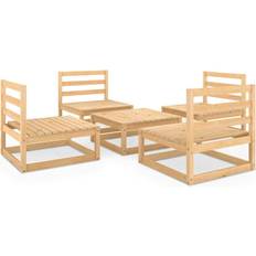 vidaXL 3075264 Lounge-Set, 1 Tisch einschl. 4 Sofas