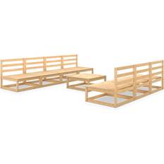 vidaXL 3075349 Lounge-Set, 1 Tisch einschl. 7 Sofas