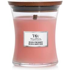 Melon Bougies Parfumées Woodwick Melon & Pink Quartz Medium Bougie Parfumée