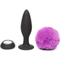 Happy Rabbit Vibrating Butt Plug with Tail Medium