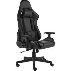 vidaXL Swivel Footrest Gaming Chair - Black