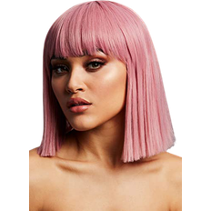 Smiffys Fever Lola Wig Ash Pink