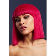 Smiffys Fever Lola Wig Magenta Pink