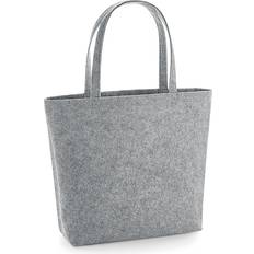 Grey Totes & Shopping Bags BagBase BG721 Felt Shopper - Grey Melange