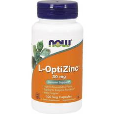 L-Methionin Vitamine & Mineralien Now Foods L OptiZinc 30mg 100 Stk.