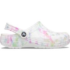 Crocs Classic Bleach Dye Clog - White/Multi