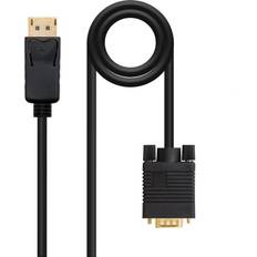 DisplayPort-VGA - Kabeladaptere Kabler Nanocable DisPlayport-VGA 2m