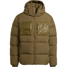 adidas Down Regen Hooded Puffer Jacket - Focus Olive