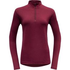 Devold Breeze Merino 150 Zip Neck Women - Beetroot