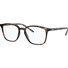 Lunettes Ray-Ban RB7185 Monture Écaille Verres Incolore polarisé 50-18