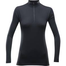 Devold Breeze Merino 150 Zip Neck Women - Black