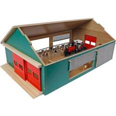 1:32 (1) Modelbouwkits Kids Globe Stal met Windbreekgaas 1:32