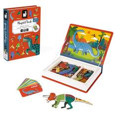 Animal Livres d'Activités Janod Magnetic Book Dinosaurs