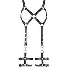 Metal Undertøj & Kostumer Sexlegetøj ZADO Leather Harness for Women