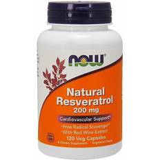 Now Foods Natural Resveratrol 200mg 120