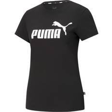 Puma Essentials Logo Women's Tee - Black