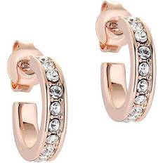 Ted Baker Seenita Nano Hoop Huggie Earrings - Rose Gold/Transparent