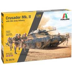 Scale Models & Model Kits Italeri Crusader Mk II with 8th Army Infantry 6579