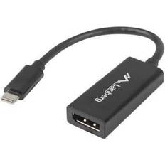 Lanberg USB C-DisplayPort M-F 0.2m
