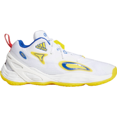 44 ⅔ - Unisex Basketballsko Adidas Exhibit A - Cloud White/Team Colleg Purple/Team Yellow