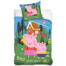 Peppa duvet Barnrum Peppa Pig Duvet Cover Magic Forest 140x200cm